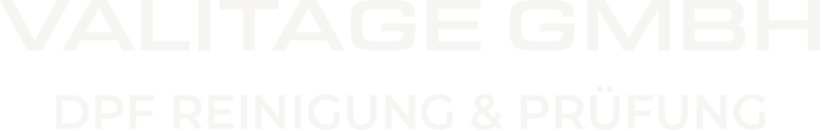 Valitage GmbH – DPF Reinigung & Prüfung